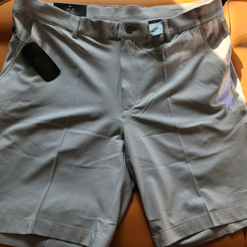 NWT Shark Men's Gray Athletic Shorts